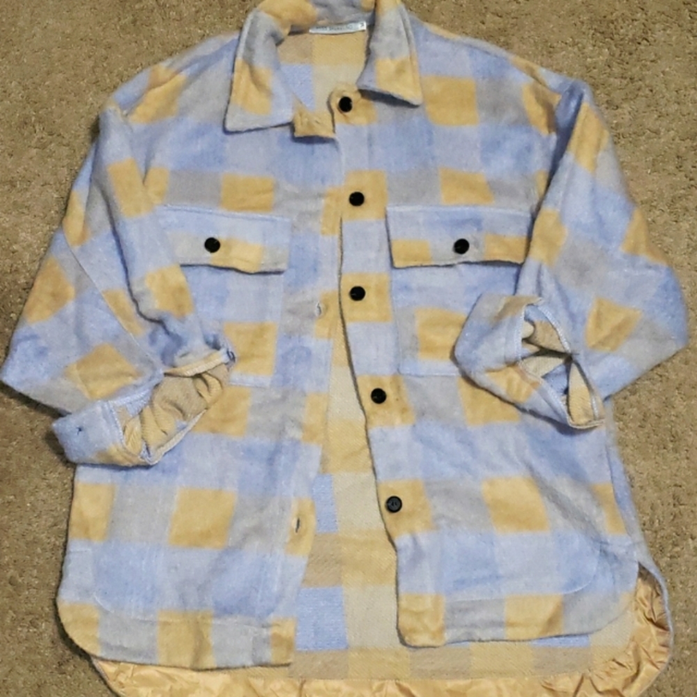 Pastel Plaid Shacket